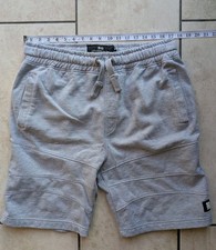 Mens Sz XL Grey Crosshatch Shorts, Good Worn Condition, Measurements on Photos 