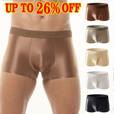 Thin Satin Silk Boxer Briefs