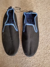 Black Canvas Shoes UK size 4