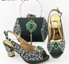 African Matching Shoes and Bag