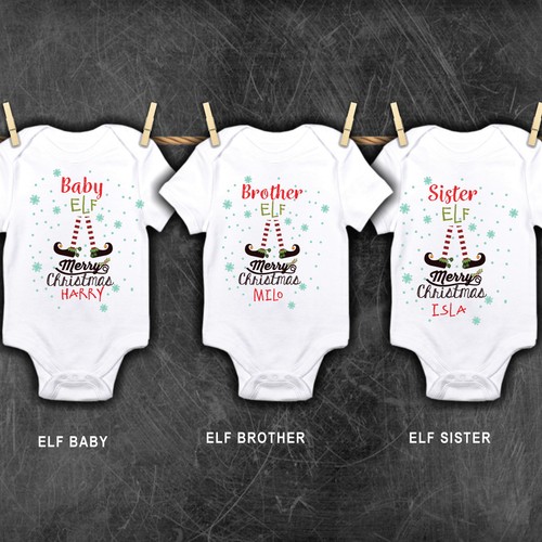 Personalised 1st christmas - christmas, elf