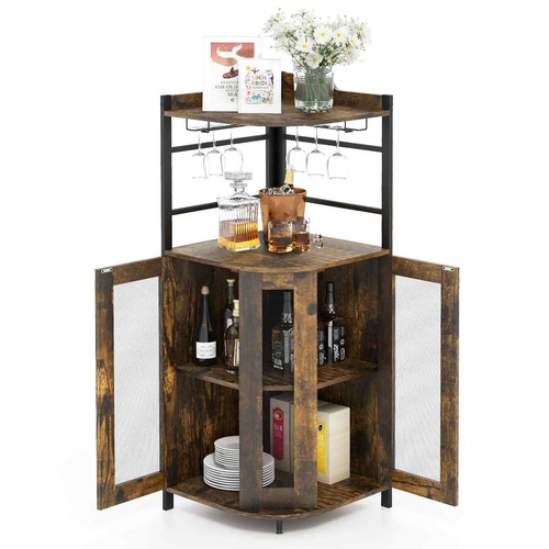 Chic corner bar - corner, cabinet