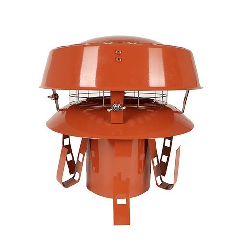 Flexible flue liner - flexible, cowl