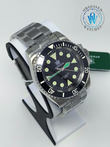 Steeldive sd1955 black green - steeldive, black/green
