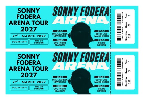 Sonny fodera arena - sonny, 2027