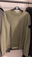 Stone Island Junior Green Jumper Sweatshirt Size 12