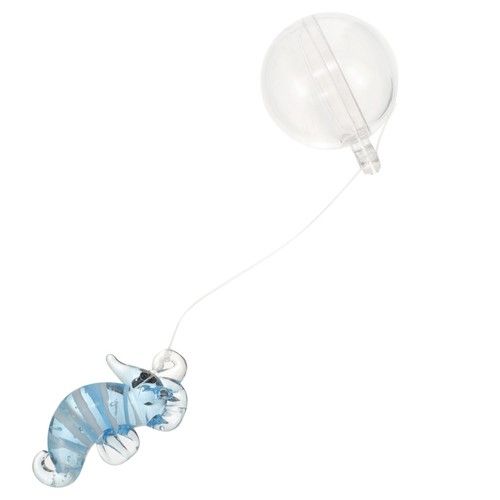 Sky blue glass aquarium - blue,