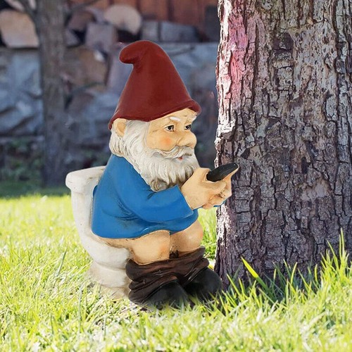 New garden gnome lawn ornament - lawn,