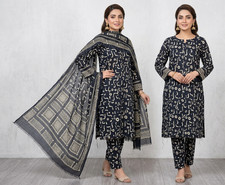Women 3PC Unstitched Lawn Suit