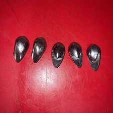 ORIGINAL CHROME BEK208 - MGA & MGB - REAR HOOD RETAINERS JOB LOT X 5