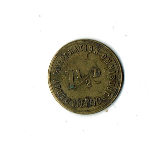Derby transport token - derby,