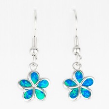 Plumeria Ocean Blue Fire Opal