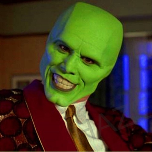 Movie jim carrey cosplay mask - carrey,