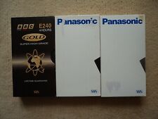 3 Recordable VHS Video Tapes