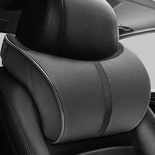 Leather car seat headrest - pu,