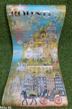 Vintage 1970s Time Off  European Round Trips Europe Travel Agents Poster