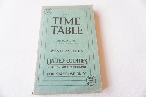 March 1953 united counties bus - 1953,