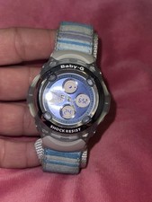 Vintage Blue Casio Baby G Watch Casio Wr100m Unisex Watch