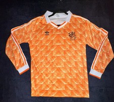 Netherlands Holland Adidas Euro 1988 Shirt Long Sleeve L/s Holy Grail L No 9