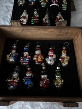Thomas Pacconi Santa and Snowman From Around The World Christmas Ornaments
