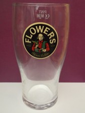 Flowers Ale pint glass CE Xmas