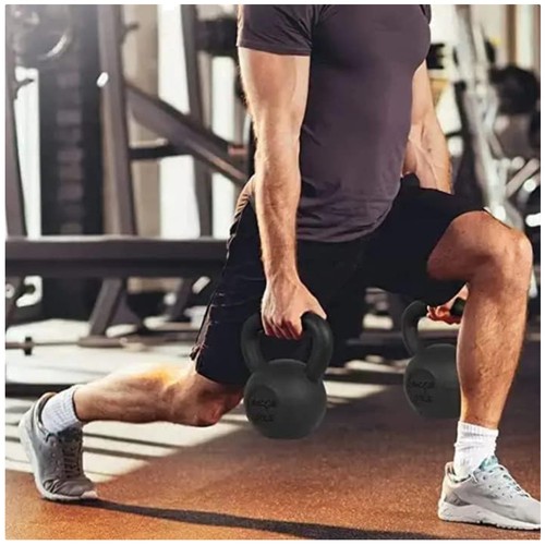 Versatile cast iron kettlebell - versatile,