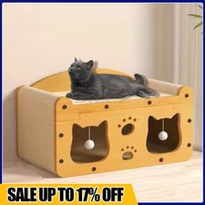 Cat bed house scratcher - house,
