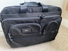 Tumi Alpha Deluxe wheeled Pilot Case w/Laptop case  26127DH