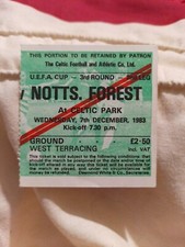 MATCH TICKET: Celtic v