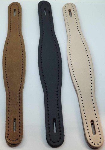 Bowed leather trunk - leather, handle