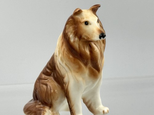 Vintage rough collie dog - collie,