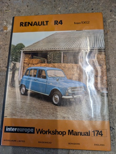 Renault workshop manual - r4,