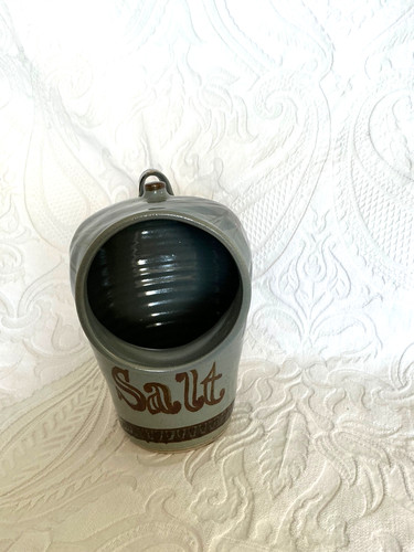 Vintage salt pig pot holder - vintage,