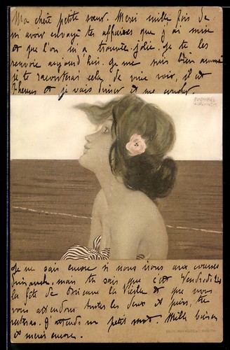 Artist postcard raphael - artist,
