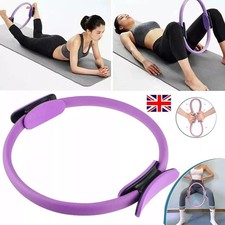 Pilates Ring Yoga Fitness Double Handled Exercise Circle Gym Resistance Wheel***