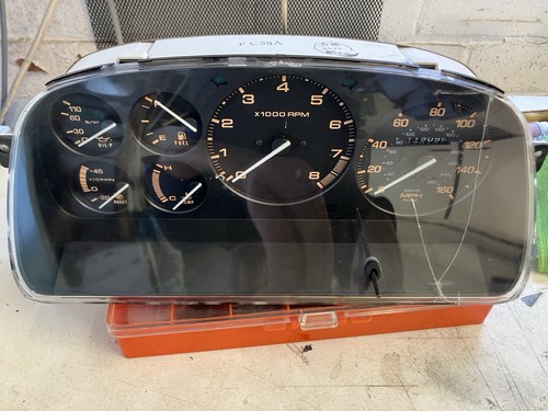 Mazda rx7 turbo clocks dash - turbo,