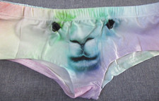 Novelty Knickers Lama with hat