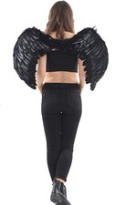 Adult Kids Feather Angel Wings Halloween Fancy Dress Costume Hen Night Party