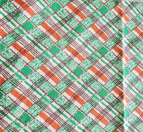 Vintage 1940s fabric - fabric, feed