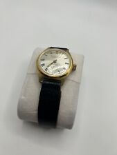 Vintage Kienzle Markant Antimagnetic Mechanical Watch Gold Case Pearl Face