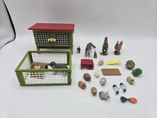 Schleich 42420 Rabbit Hutch FARM WORLD Bundle With Extras
