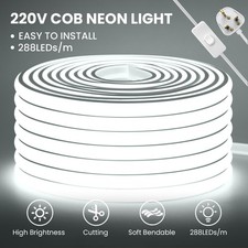 220V COB LED Neon Strip Lights