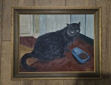 Vtg Print Framed Clare Turlay