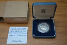 1981 Marriage Prince Of Wales and Lady Diana Spencer - Sterling Silver Coin CoA