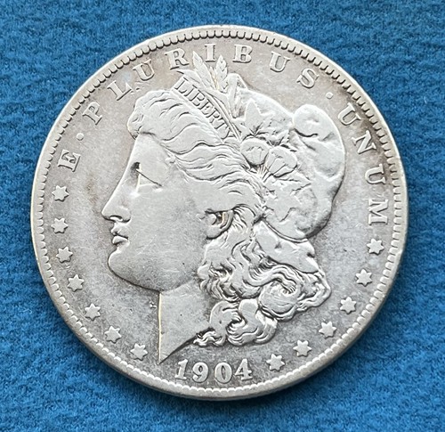 1904 morgan silver dollar - s,