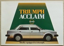 TRIUMPH Acclaim Car Sales