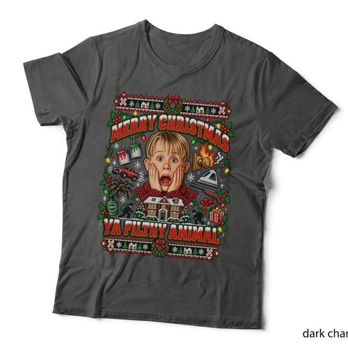 Home alone ugly sweater - alone,
