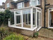 White UPVC Conservatory -