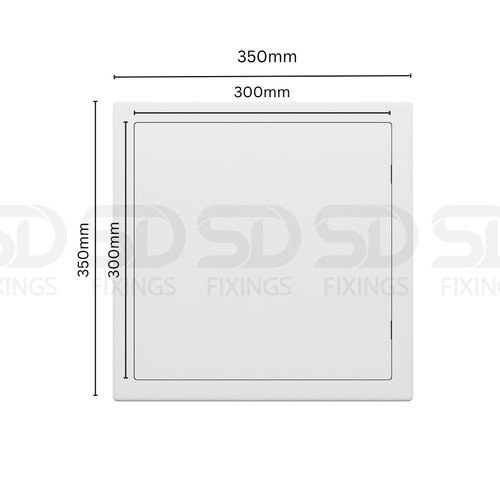 Plastic pvc access panel - plastic,
