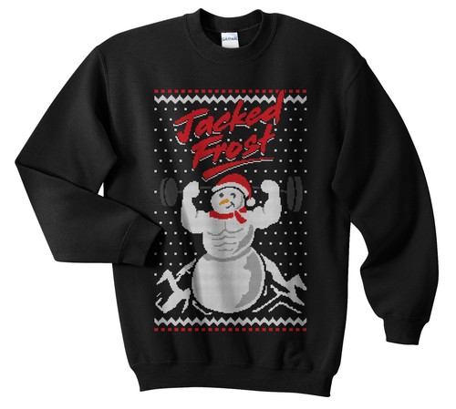 Jacked frost christmas sweater - frost,